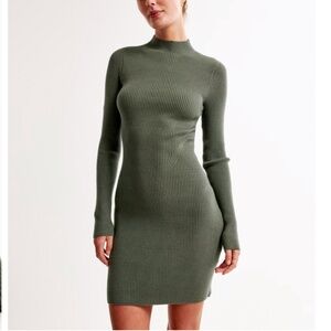 The A&F Paloma Long-Sleeve Mini Dress